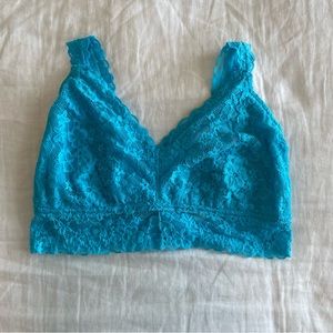 No Boundaries Teal Blue Bralette Size XXL